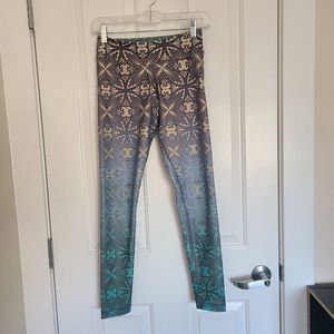 Niyama Sol Leggings Geometric Print Size Small